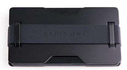 radix one black steel wallet