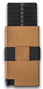 Ekster Senate smart wallet with dognac leather