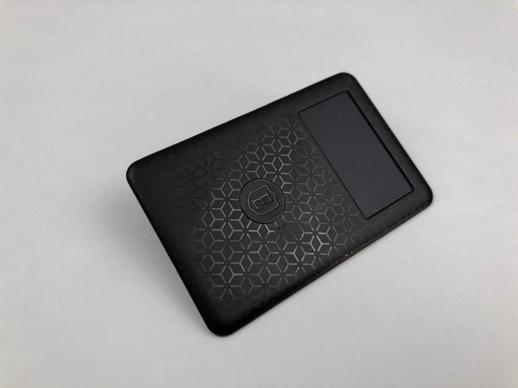 Ekster Solar Tracking card. Smart wallets with gps