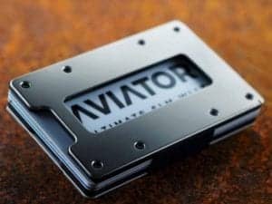 Aviator Titan titanium wallet