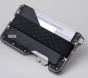 Dango T02 titanium tactical wallet. Best titanium money clip wallets. 