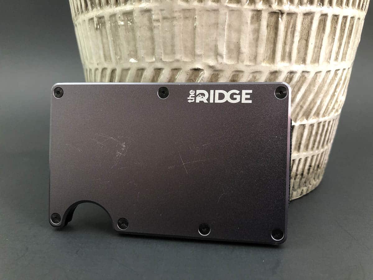 Aluminum Ridge wallet