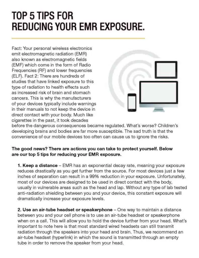 5 tips for reducing EMF exposure Page 2