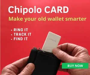 Chipolo CARD ad