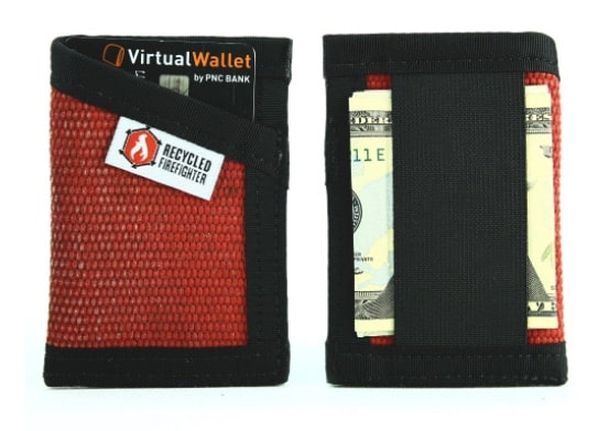 Recycled Firefighter Sergeant smart wallet