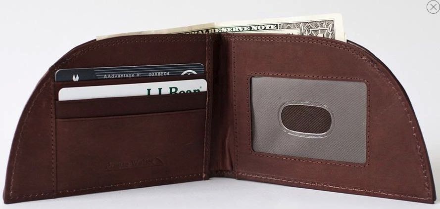 Rogue front pocket wallet open