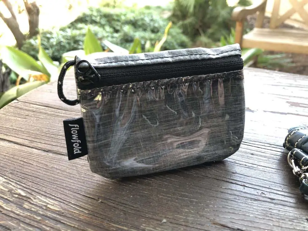 Flowfold minimalist wallet for women.
