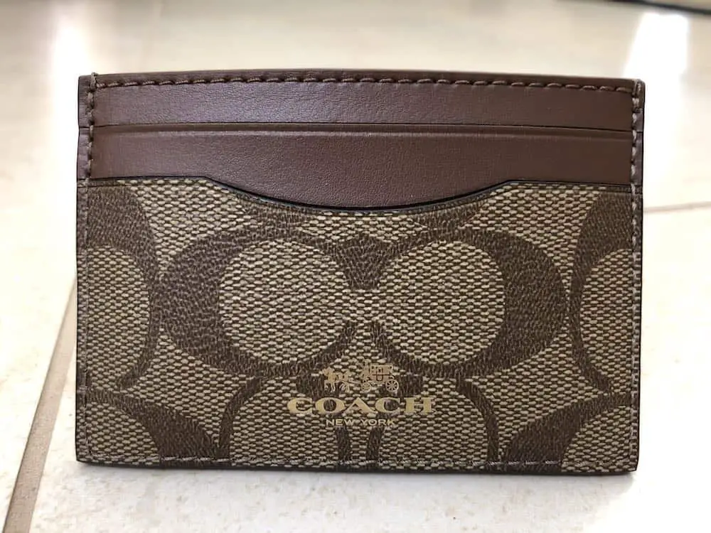 Coach Mini Skinny smart wallet for women