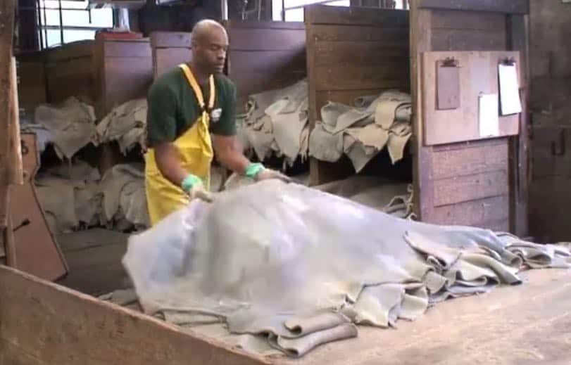 how leather is made video