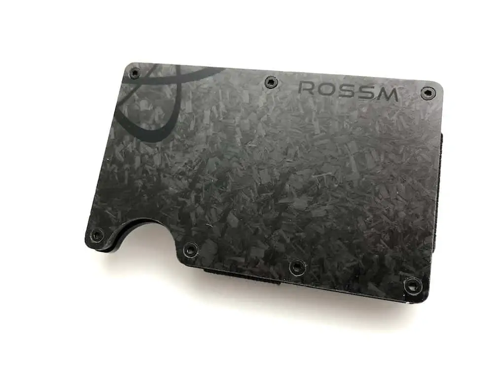 Rossm forged carbon fiber wallet