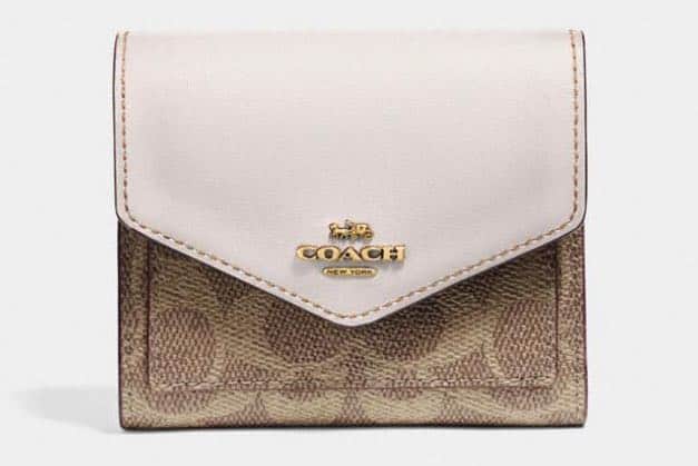 Coach Small Wallet in Colorblock signature canvas