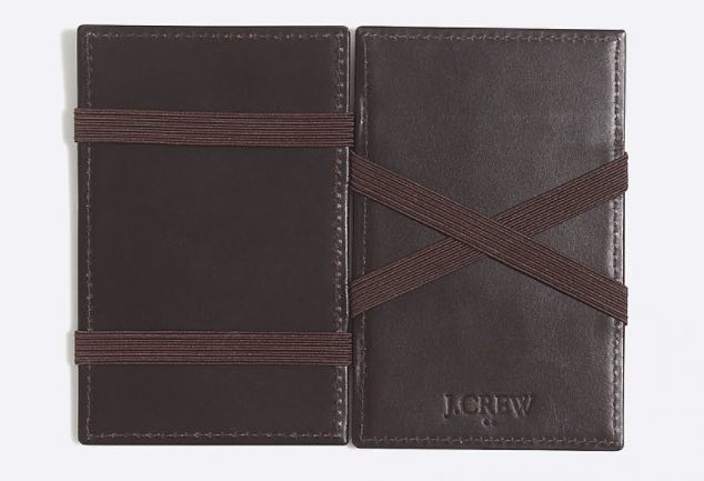 JCrew magic wallet open