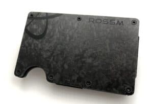 rossm forged carbon fiber wallet