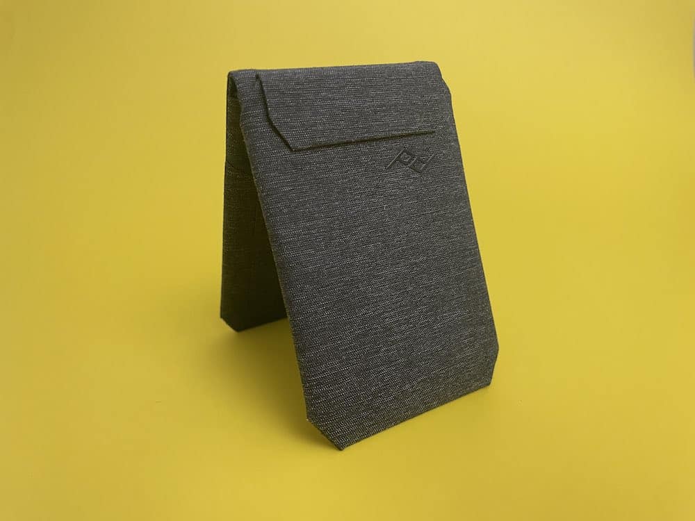 Peak Design Mobile wallet - kickstand extended