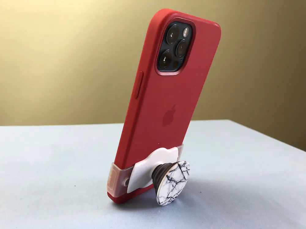 PopGrip Slide in portrait position