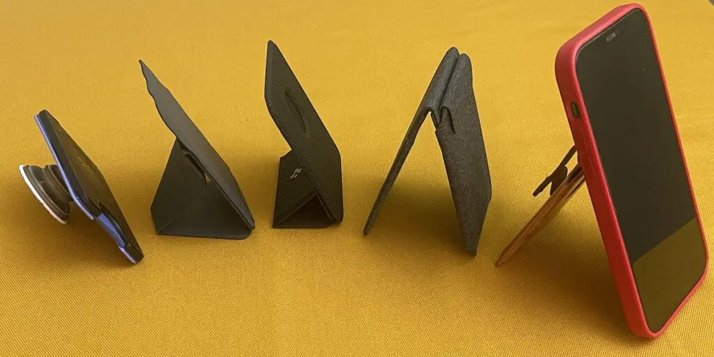 5 different MagSafe wallets with kickstands