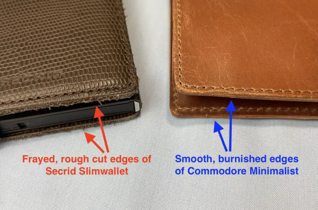 Commodore edges compared to Secrid