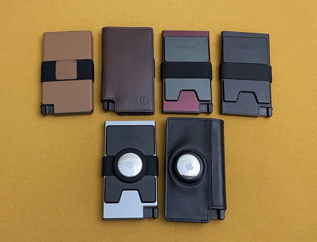 Ekster wallets all together