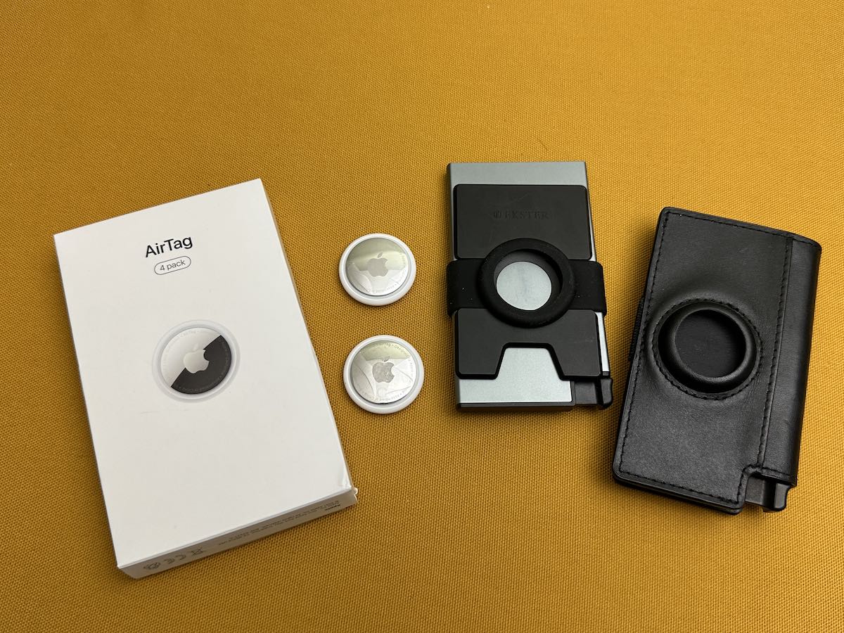 Ekster AirTag wallets and AirTags