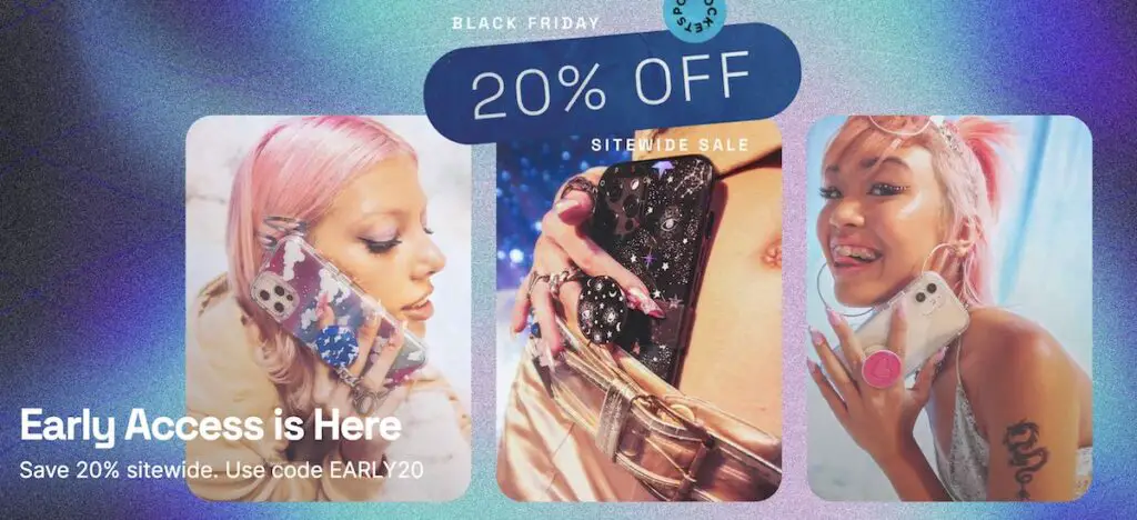 PopSockets Black Friday graphic